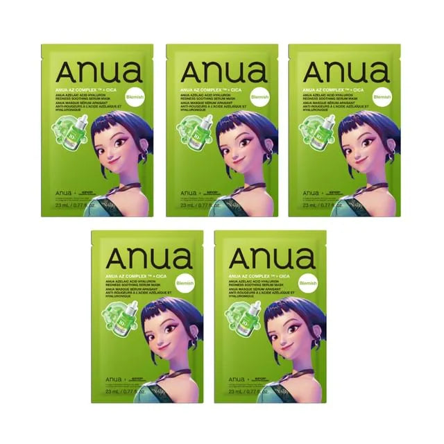 Bundle: Kpop Demon Hunters Azelaic Acid Hyaluron Redness Soothing Serum Mask Set
