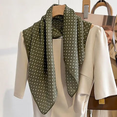 Polka Dot Square Scarf