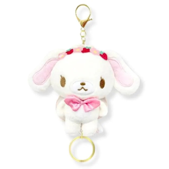 SUGARBUNNIES Plush Reel Bag Charm Shirousa White Bunny
