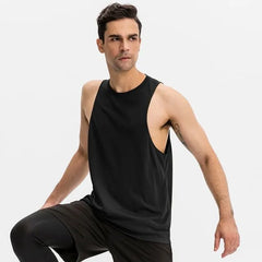 Crew Neck Plain Sports Tank Top