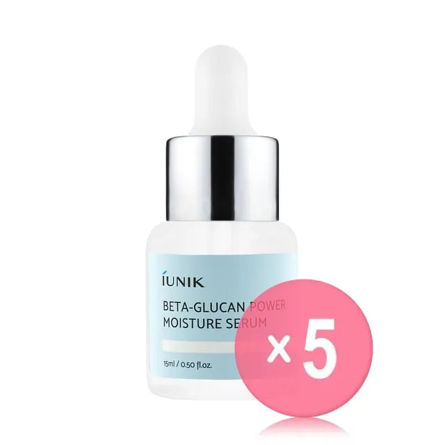 Beta-Glucan Power Moisture Serum Mini 5pcs Bundle Set