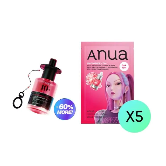 Bundle: Kpop Demon Hunters Niacinamide 10 TXA 4 Serum Set + Kpop Demon Hunters Niacinamide TXA Serum Mask