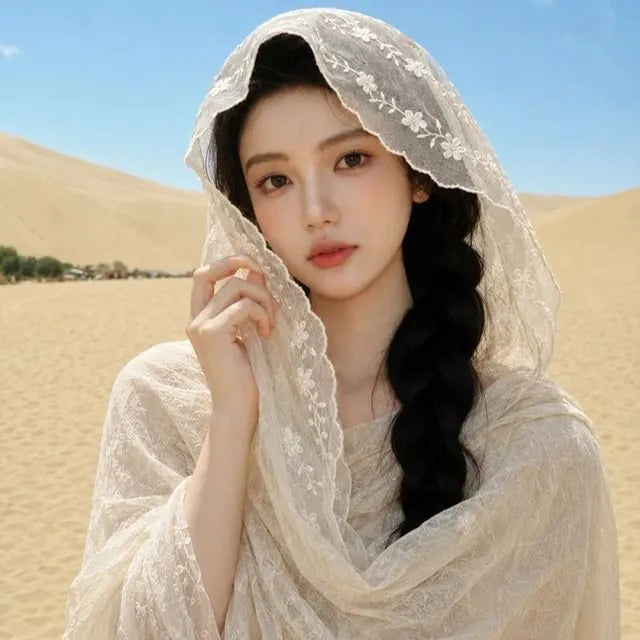Lace Plain Shawl