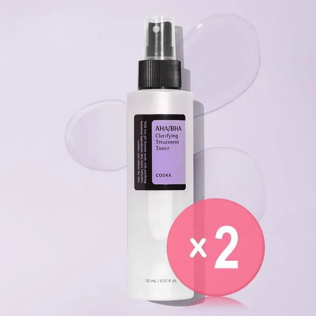 AHA/BHA Clarifying Treatment Toner 2pcs Bundle Set