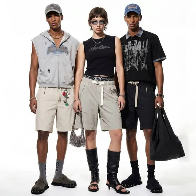 Unisex Outdoor Plain Shorts
