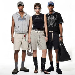 Unisex Outdoor Plain Shorts
