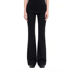 Low Rise Plain Flared Pants