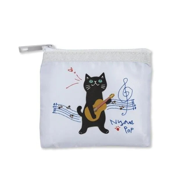 Cat Mesh Mini Makeup Pouch