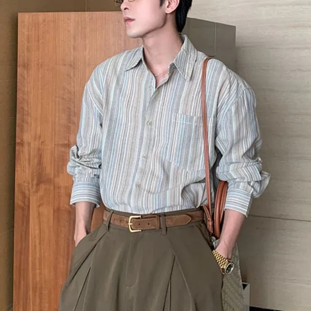 Long-Sleeve Multi Color Shirt