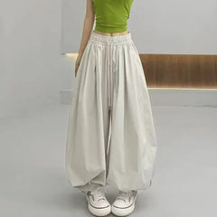 High Waist Baggy Wide Leg Pants