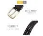 Woven Faux Leather Belt
