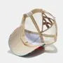Mesh Panel Striped Baseball Cap