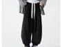 Drawstring Waist Plain Harem Sweatpants