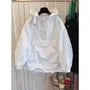Plain Hooded Windbreaker