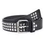Faux Leather Studded Belt