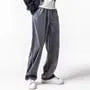High Waist Velvet Wide Leg Sweatpants
