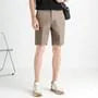 Mid Rise Plain Dress Shorts