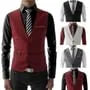 Plain Single-Breasted Vest
