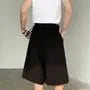 High Waist Pleated Wide Leg Shorts With Double Belt