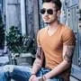 Short Sleeve V-Neck Striped T-Shirt