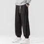 Drawstring Waist Plain Harem Sweatpants