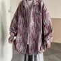 Tie-Dyed Denim Shirt Jacket