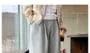 Drawstring Waist Plain Straight Leg Sweatpants