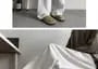 Elastic Waist Plain Wide Leg Sweatpants
