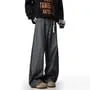 Mid Rise Plain Wide Leg Pants