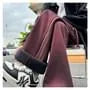 Mid Rise Striped Wide Leg Pants