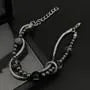 Stainless Steel Beaded Layered Bracelet