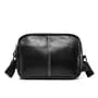 Faux Leather Contrast Stitching Crossbody Bag