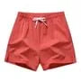 Drawstring Waist Plain Shorts