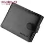 Faux Leather Trifold Wallet