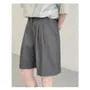 Mid Rise Plain Bermuda Dress Shorts