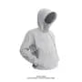 Hooded Plain Zip-Up Jacket