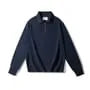 Quarter-Zip High-Neck Sweater