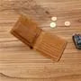 Genuine Leather Bifold Short Wallet
