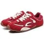 Mesh Panel Lace-Up Sneakers