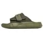 Platform Faux Leather Slide Sandals