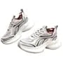 Platform Mesh Panel Lace-Up Sneakers