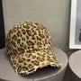Leopard Print Distressed Baseball Cap
