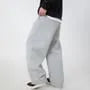 Drawstring Waist Plain Wide Leg Sweatpants