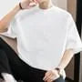 Short-Sleeve Crew Neck Plain T-Shirt