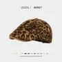 Leopard Newsboy Cap