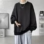 Round Neck Plain Embossed Sweatshirt