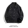 Collar Washed Denim Button Jacket