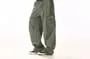 High Waist Plain Wide Leg Cargo Pants