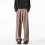 High Waist Plain Loose Fit Dress Pants
