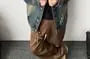 Collared Washed Button-Up Denim Jacket